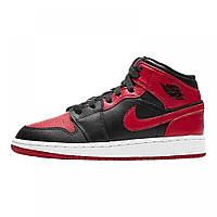 Urbanshop com ua Дитячі Кросівки Jordan 1 Mid Banned 2020 (GS) 554725-074 (Оригінал) РОЗМІРИ ЗАПИТУЙТЕ