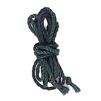 Джутовая веревка BDSM 8 метров, 6 мм, цвет зеленый sh