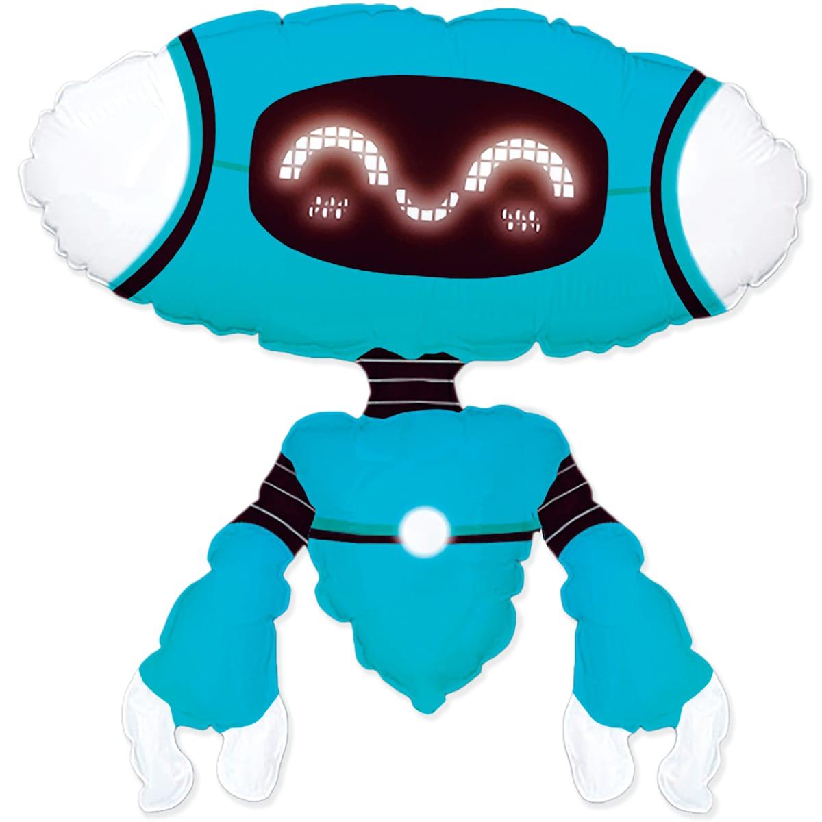 Flexmetal Фігура Робот синій Фольговані кулі — В УП MrShar