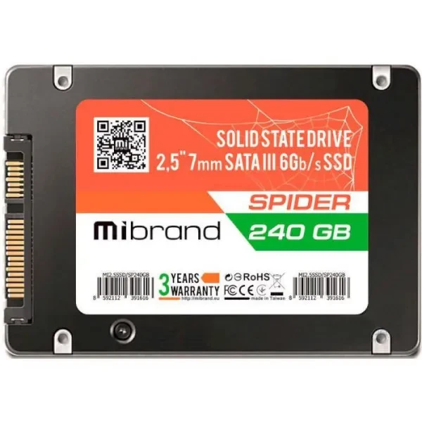 SSD диск Mibrand Spider (MI2.5SSD/SP240GBST) 240GB