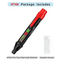 Детектор горючих газів HABOTEST HT60 (CH4, СН2С12, С6Н6, С2Н4О, C6H14, C4H10, C2Н2 та інші)