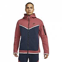 Urbanshop com ua Кофта Nike Tech Fleece Hoodie Full Zip Jacket Red Blue CU4489-661 (Оригінал) РОЗМІРИ