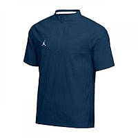 Urbanshop com ua Футболка Nike Air Jordan Woven Short Sleeve 1/4 Zip Jacket Navy Cd2220-419 (Оригінал) РОЗМІРИ