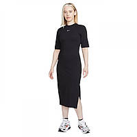 Urbanshop com ua Сукня Nike Women NSW Essntl Midi Dress DV7878-010 (Оригінал) РОЗМІРИ ЗАПИТУЙТЕ