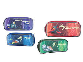 Пенал Tiger 1618 (без наповнення, на змійці) Серія Athlete Academy