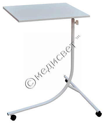 Столик медичний надліжковий СНП (столик інструментальний маніпуляційний стіл), фото 2