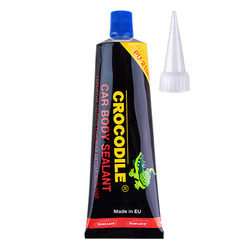 Герметик для швів поліуретановий CROCODILE 125 мл СІРИЙ (125G), фото 1