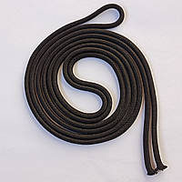 Шнур круглый плетеный Luxyart черный 5 мм диаметр 200 м (BF-5201) sh