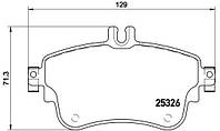 Тормозные колодки дисковые MERCEDES-BENZ CLA (C117) 2011-2019 г.