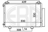 Радиатор TOYOTA YARIS (_P1_) / TOYOTA YARIS VERSO (_P2_) 1999-2005 г.