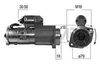 Стартер KIA SORENTO (JC) / HYUNDAI H-1 (A1) / HYUNDAI H-1 / STAREX (A1) 1997-2011 г.