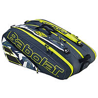 Urbanshop com ua Чохол Babolat Rh X 12 Pure Aero Grey/Yellow/White 751221-370 (Оригінал) РОЗМІРИ ЗАПИТУЙТЕ