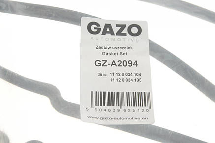 Прокладка кришки клапанів BMW 5 (E39) / 7 (E38) / X5 (E53) 96-03 M62 (комплект 1-8) Gazo GZA2094, фото 3