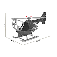 Детская игрушка "Вертолет" ТехноК 9024TXK, 26 см sh