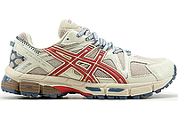 Кроссовки ASICS Gel Kahana 8 Beige Red Blue - 1011b109-200