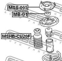 Опора амортизатора MITSUBISHI MIRAGE / MITSUBISHI OUTLANDER (CU_W) 1991-2013 г.