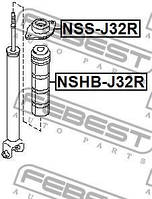 Пыльник амортизатора NISSAN TEANA (J32) / NISSAN MAXIMA (A35) 2007- г.