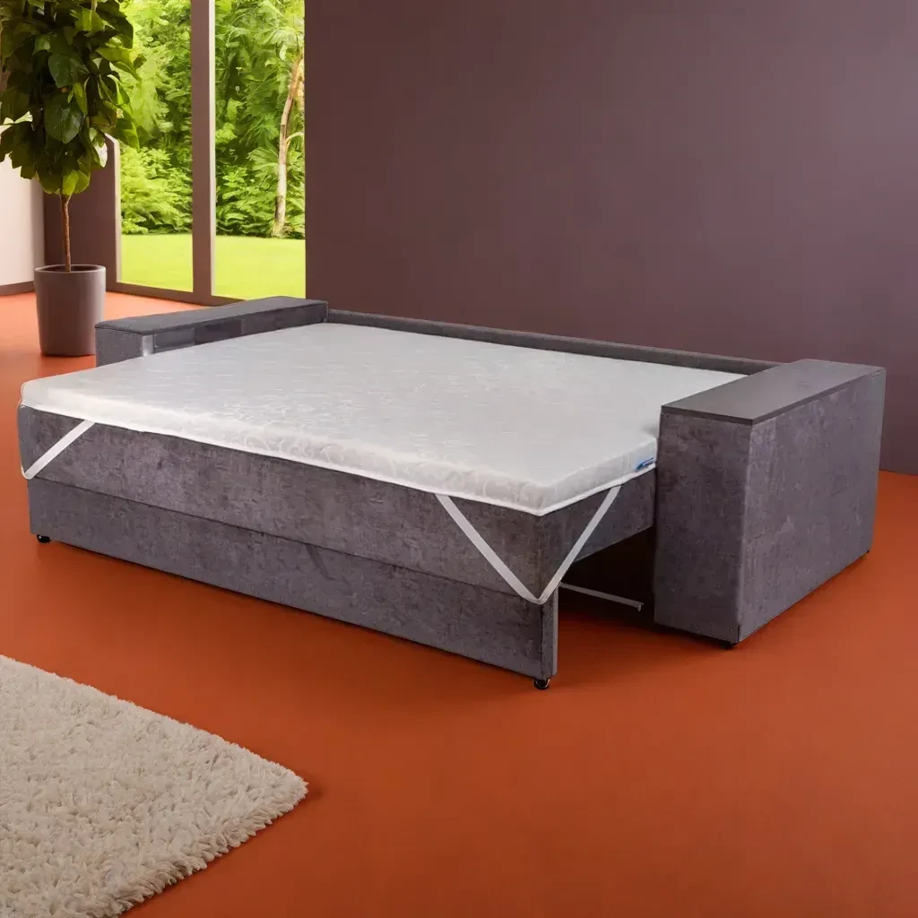 Топпер на диван тонкий безпружинний матрац EuroSleep Cocos-Latex 70x190