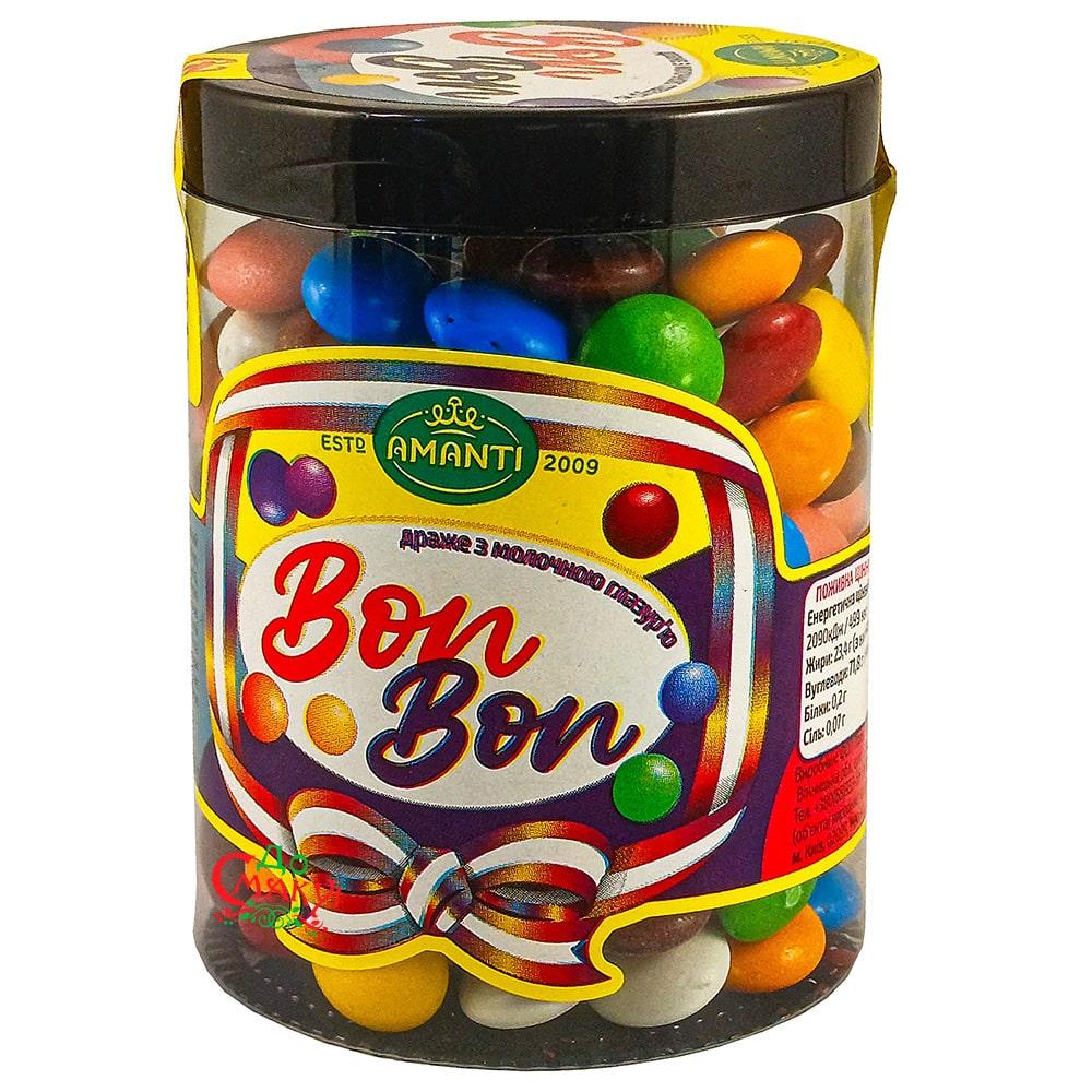 Драже шоколадне в тубі Bon Bon Amanti 250г