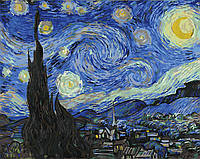 Картина по номерам. Brushme "Звездная ночь. Ван Гог" GX4756, 40х50 см sh