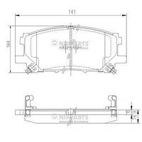 Тормозные колодки LEXUS RX (_U3_) / LEXUS GS (_L1_) / LEXUS RC (_C1_) 2000-2015 г.