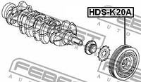 Шкив коленвала K20A/K24A/K20B HONDA CR-V (RD_) / HONDA STREAM (RN) 2001-2012 г.