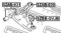 Сайлентблок подвески SUZUKI APV / SUZUKI LIANA / SUZUKI FORENZA 2001-2008 г.