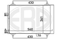 Радиатор CITROEN C4 / CITROEN C5 (DE_) / PEUGEOT 307 (3E) 2000-2014 г.