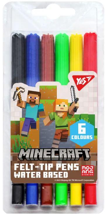 Фломастери YES Minecraft 6 кол, фото 1