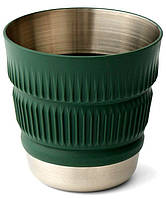 Чашка складная Sea to Summit Detour Stainless Steel Collapsible Mug, Laurel Wreath Green (STS