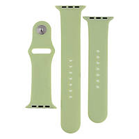 Ремешок Band Silicone Two-Piece для Apple Watch 42 Apple Watch 44mm Avocado green BK, код: 7444117