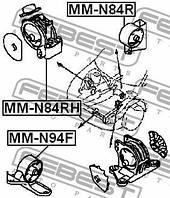 Опора двигателя / КПП MITSUBISHI GRANDIS (N9_, N8_) 1997-2004 г.