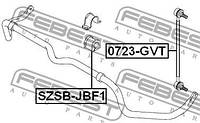 Втулка стабілізатора SUZUKI APV / SUZUKI LIANA / SUZUKI FORENZA 2001-2008 р.