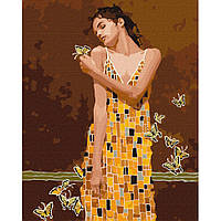 Картина за номерами "В обіймах метеликів" ©tolstukhin artem Ідейка KHO2600 40х50 см sh