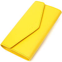 Яркое женское большое портмоне из натуральной кожи Tony Bellucci 21975 Желтый sh