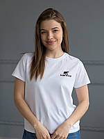 Женская футболка классическая белая размер XXL (XXL007R) sh