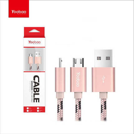 Кабель usb micro usb Yoobao, фото 2