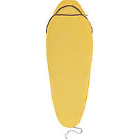 Вкладыш в спальник Sea to Summit Reactor Sleeping Bag Liner, Sulfur Yellow, Compact, Mummy w/ Drawcord, 177 см