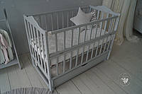 Кровать детская Baby Comfort ЛД3 с ящиком серая sh