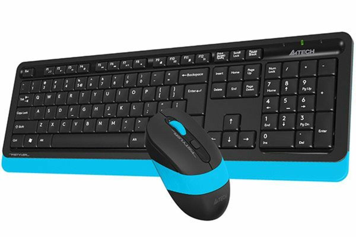 Комплект з маніпулятора миші та клавіатури A4Tech FG1010 Blue hmt - фото 2 - id-p2184516782