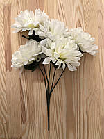 Букет георгин высота 35 см, размер цветка 8-9 см цвет белый