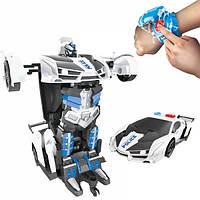 Игрушка Трансформер Combuy Робот Оптимус Прайм Полицейская Машинка на р у Белый (329) XE, код: 2680139