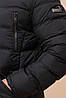 Куртка великого розміру чоловіча чорного кольору на зиму модель 12952 (КЛАД ТІЛЬКИ 62(6XL)), фото 3