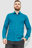 Рубашка мужская однотонная изумрудный 214R7081 Ager L ON, код: 8226077