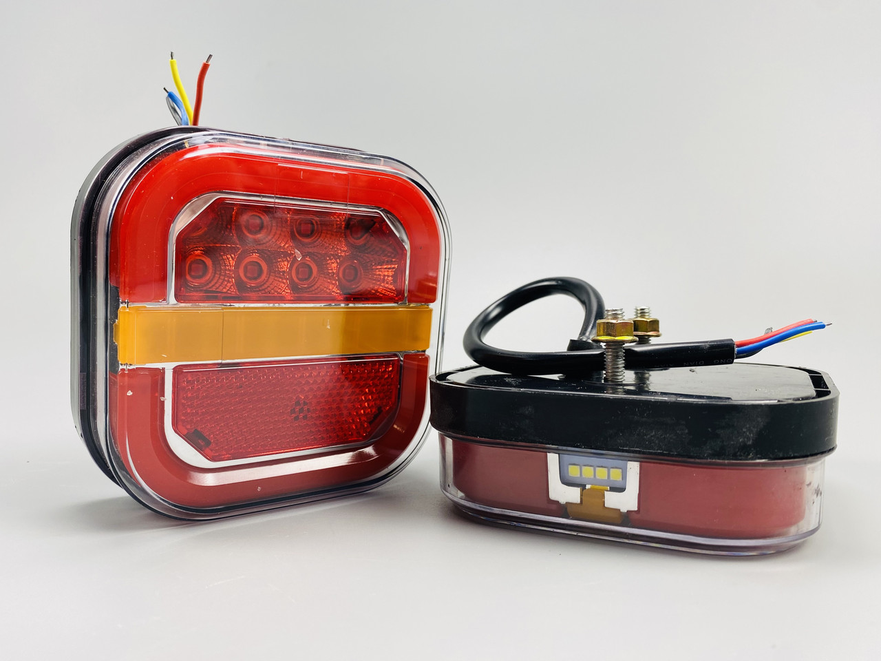 Ліхтар LED задній DRL світло IP67 12В-36В, стоп-сигнал повороту світлодіодний задній габаритний, фото 1