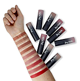 Губна помада Parisa Cosmetics Stay Matte матова з кремовою текстурою L-08 No 01 Nuddest, фото 8