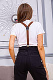 Жіночі підтяжки для штанів коричневого кольору 196R25Y01-1 Ager 93*2,5 см KB, код: 8142468, фото 3