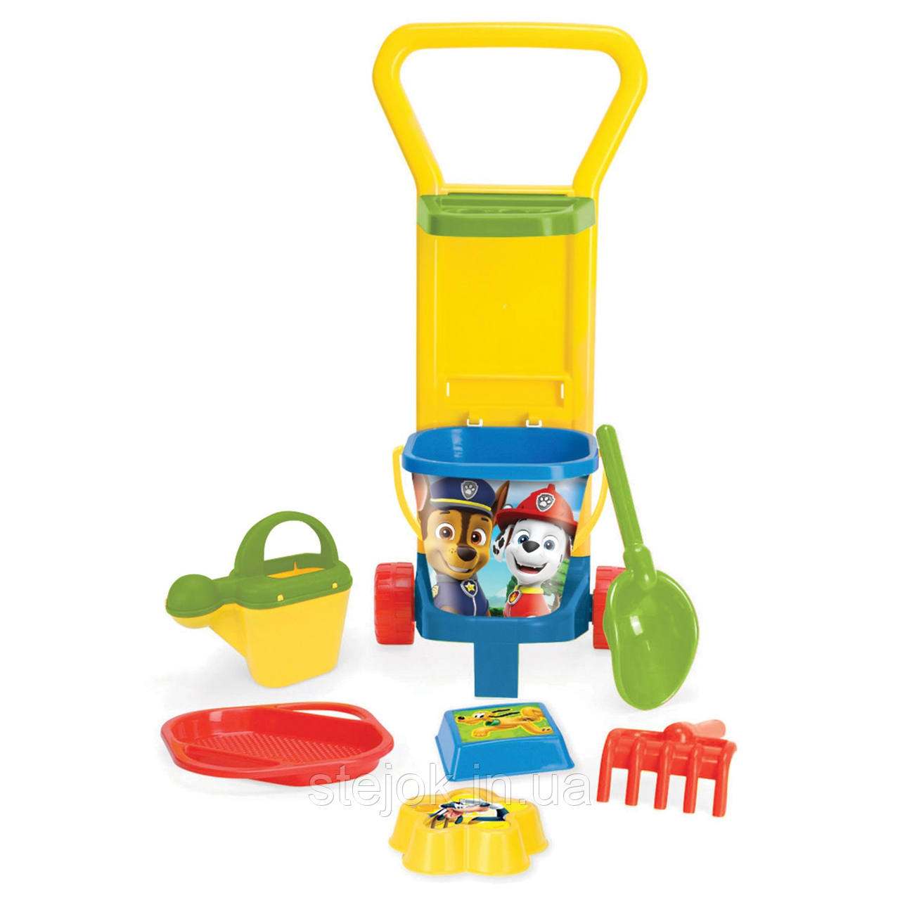 Візок з набором для піску "Щенячий патруль", Paw Patrol, фото 1