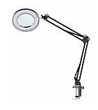 Настільна LED лампа-лупа FS-645 із сенсорним керуванням на струбціні + USB, 24 Вт, фото 8