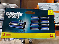 Gillette Mach3 мак 3 Касети 8 шт